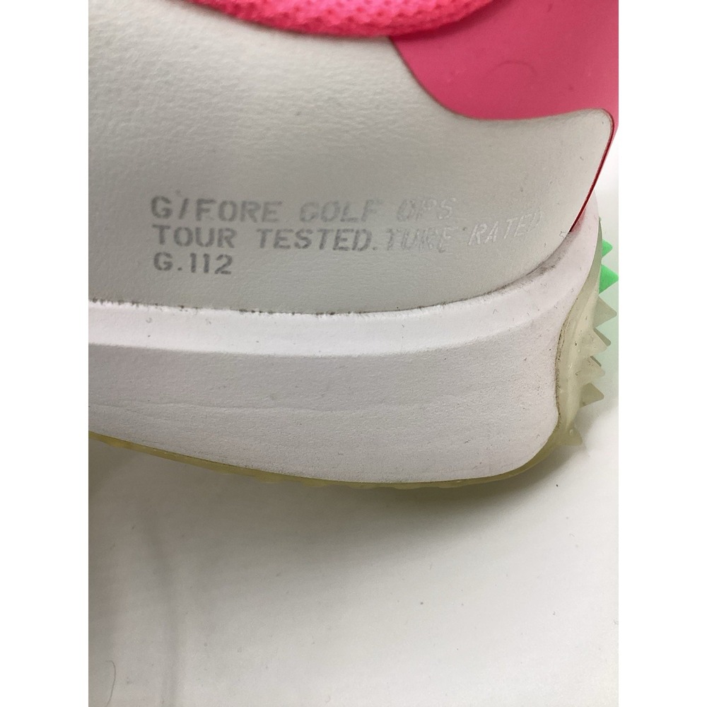 G/Fore Gfore G4 Fore Kiltie G.112 Golf Shoe Sneaker ⛳️ Ladies 10 White Pink - Picture 3 of 8